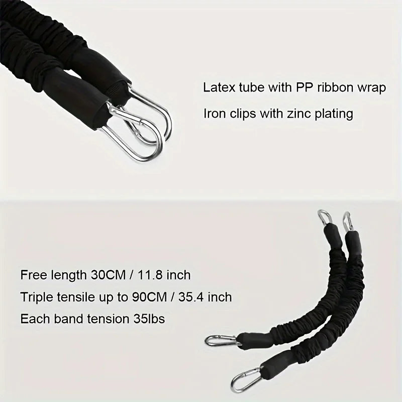 Fitness Ankle Ankle Buckle Leg Muscle Trainer Hip Joint Training Leg Strap Hook Leg Stand Anti Breaking Firmly Tension Rope Set