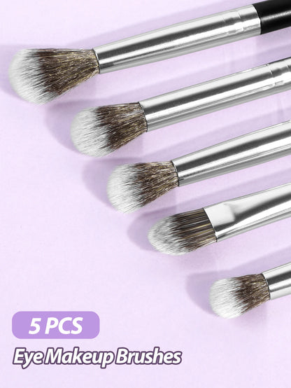 MAANGE 5 Piece Makeup Brush Set for Flawless Application - Smarsty