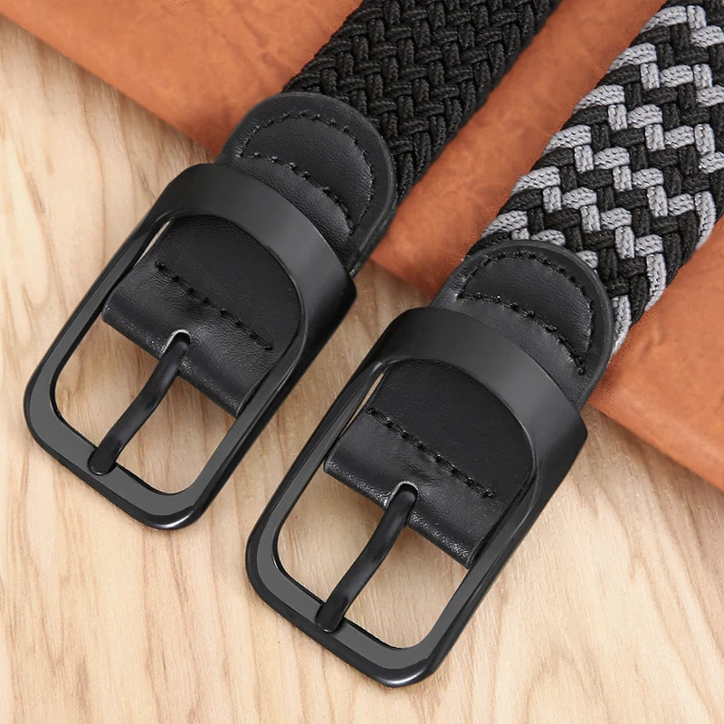 Elastic Stretch Canvas Belt for Men and Women Comfortable Fit - Smarsty
