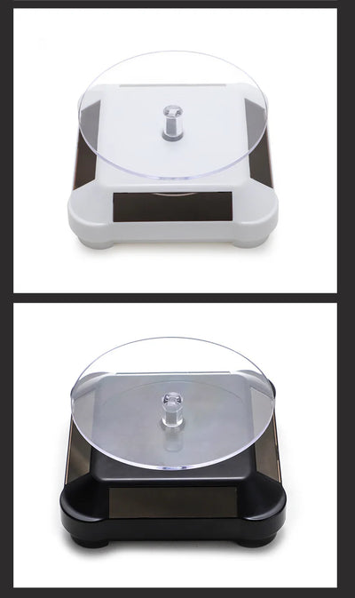 Solar Showcase 360 Rotating Jewelry Organizer Display - Smarsty