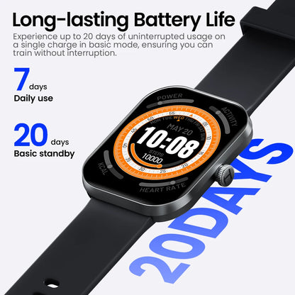Haylou S6 Voice Calling Smart Watch for Health Monitoring - Smarsty