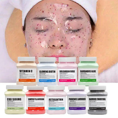 Jelly Mask for Facial Professional Rose Smooth Face Mask Skin Care, Hydrated Nourished Hydro Jelly Mask Powder,Gel Peel Off MasK - Smarsty