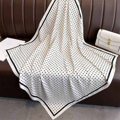 Silk Square Hair Scarf Sunscreen Beach Wrap - Smarsty