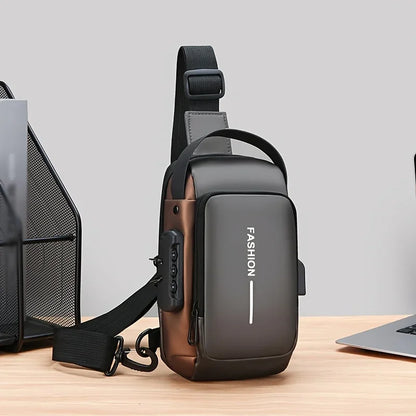 Durable Oxford Sling Bag With Crossbody Phone Pocket - Smarsty