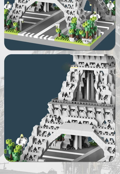 Eiffel Paris Tower Building Block Series Boys and Girls Children's Micro Particle Building Block Assembly Puzzle Toys by Smarsty