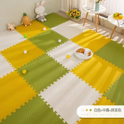 16pcs Foam Baby Play Mat Puzzle Mat Kids Interlocking Exercise Tiles Rugs Puzzle Floor Tiles Toy Carpet Soft Carpet 30*30*1cm by Smarsty