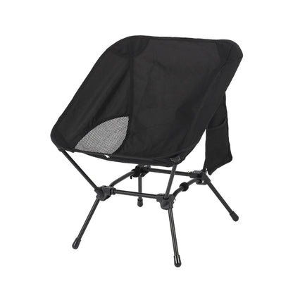 Square Structure Beach Fishing Stool, Convenient Four-Corner Camping Folding Chair, Lightweight Iron Tube Moon Chair by Smarsty
