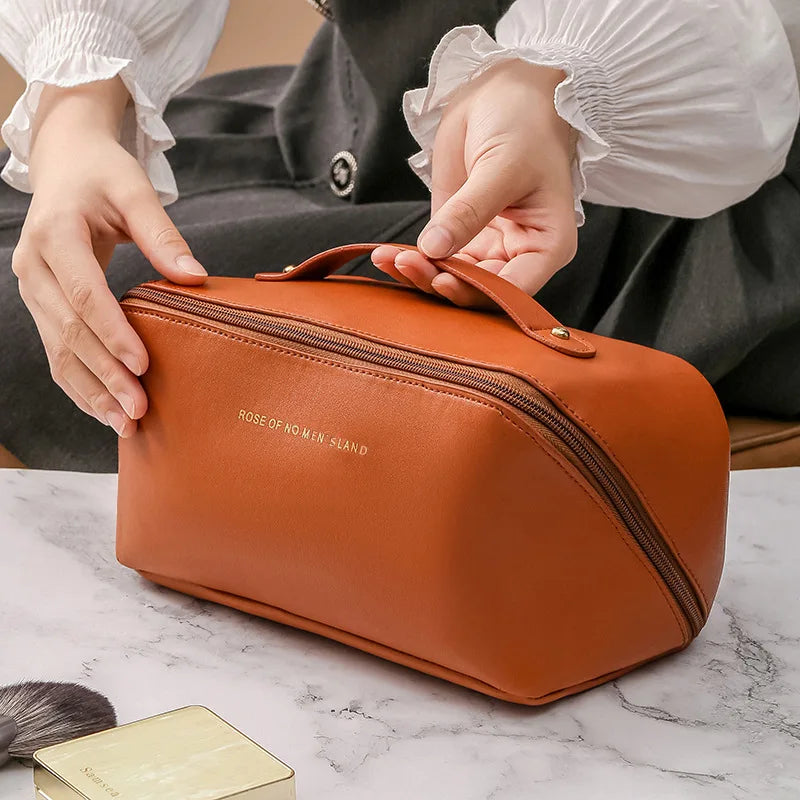 Large Capacity Travel Cosmetic Case With Portable Design - Smarsty