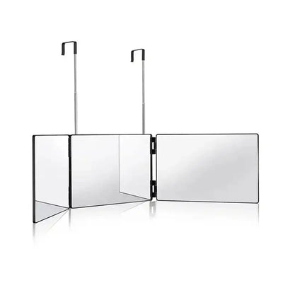 Retractable Adjustable Three-Fold Makeup Mirror Portable - Smarsty