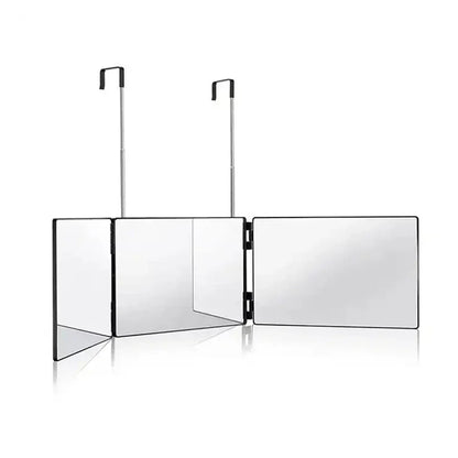 Retractable Adjustable Three-Fold Makeup Mirror Portable - Smarsty