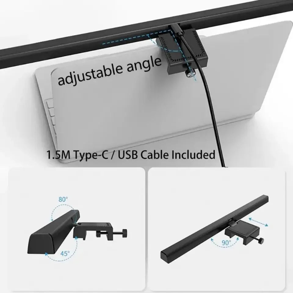 LED Eye-Care Desk Lamp with Stepless Dimming Feature - Smarsty