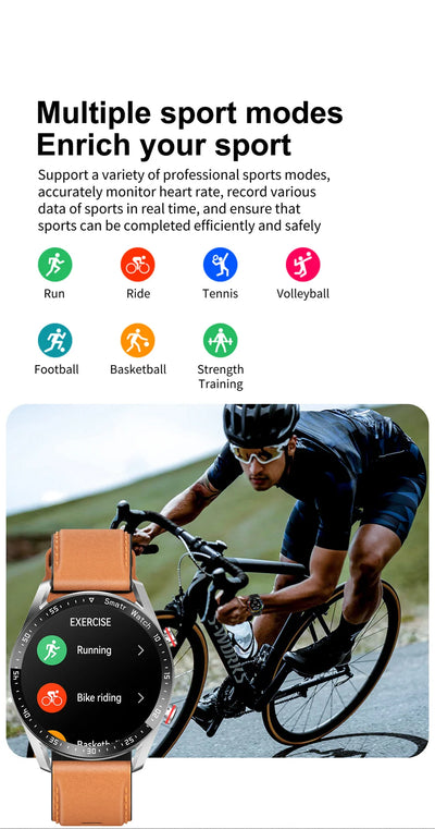 Bluetooth Call Smart Watch for Men with Health Tracking - Smarsty