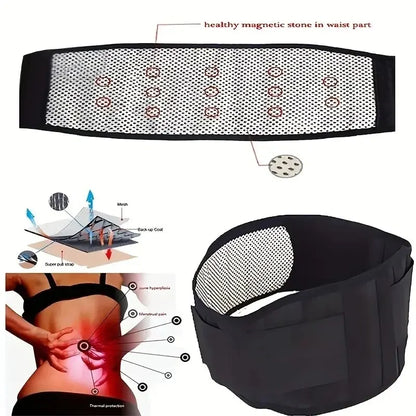 Adjustable Self Heating Magnetic Therapy Support Belt - Smarsty