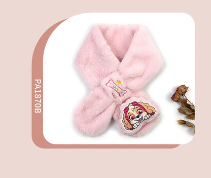 Kids Winter Hat Glove Set Scarf Cartoon Rescue Dogs - Smarsty
