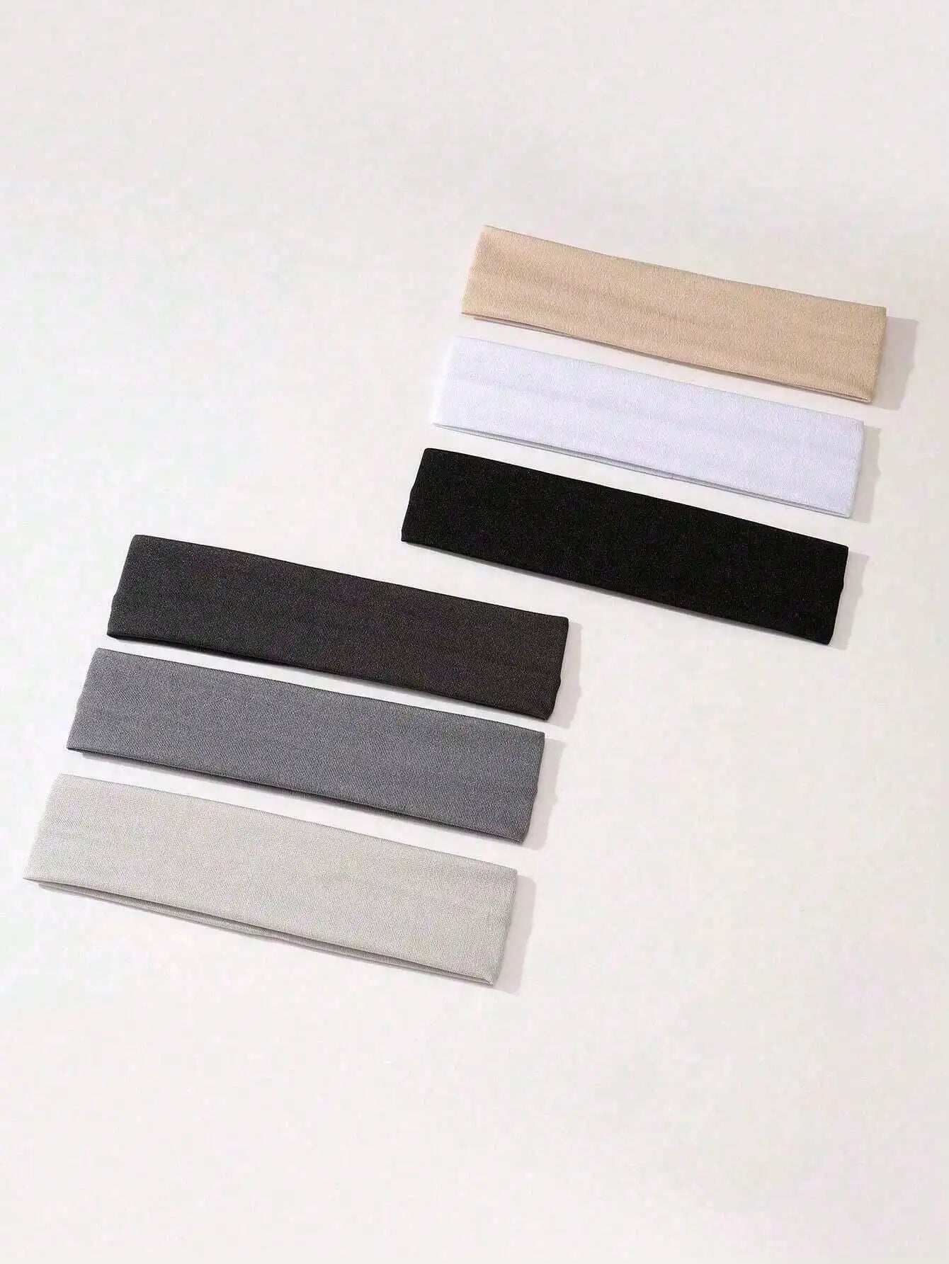 Unisex Sweat Absorbing Sports Headbands 6 Pack Cotton - Smarsty