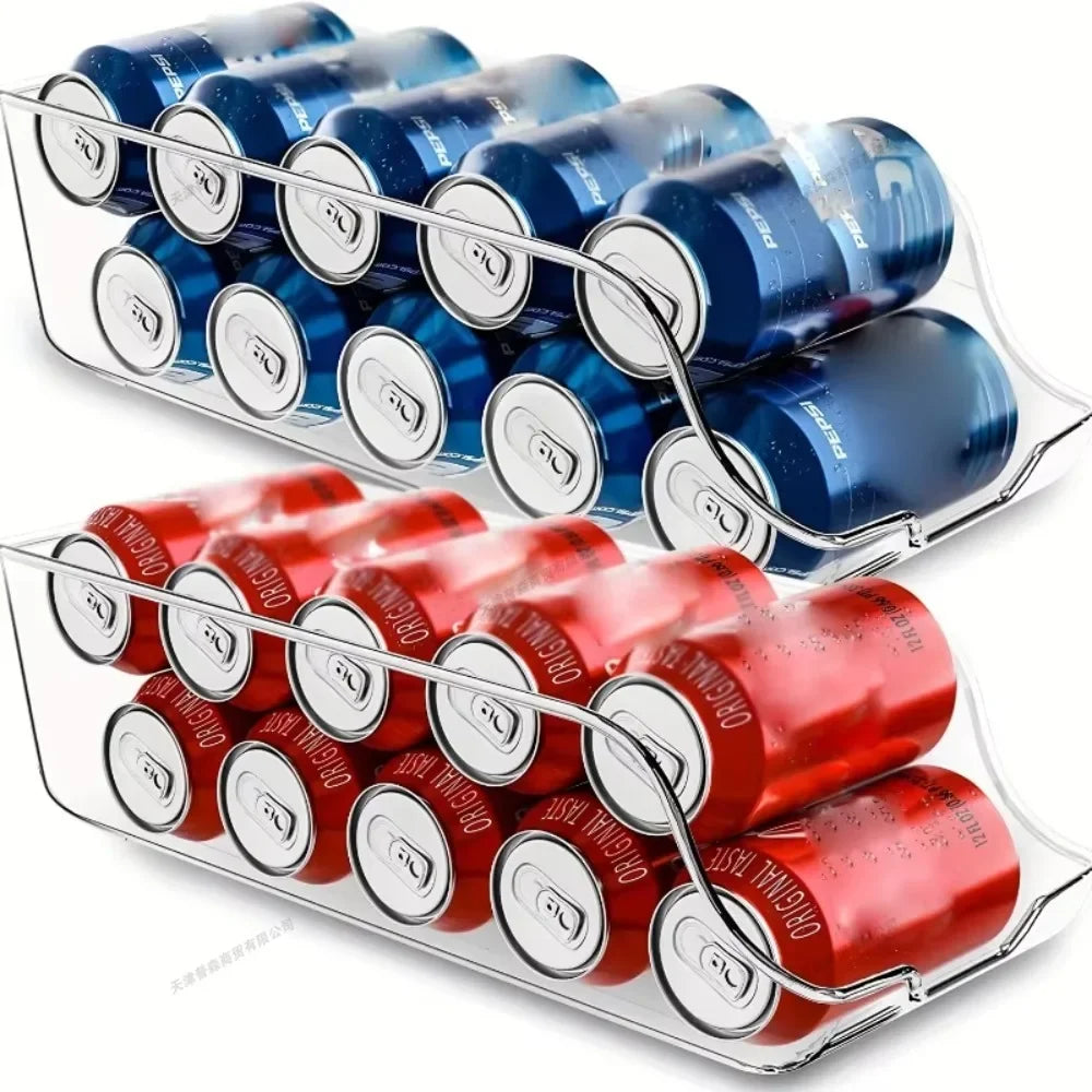 1 Piece Kitchen Storage Cans Soda Storage Cans Refrigerator Freezer Storage Dispensers Container Kitchen Accessories Organizer