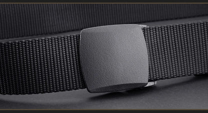 Military Tactical Nylon Belt with Automatic Buckle Durable Outdoor Canvas Belt for Men - Smarsty