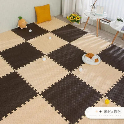 16pcs Foam Baby Play Mat Puzzle Mat Kids Interlocking Exercise Tiles Rugs Puzzle Floor Tiles Toy Carpet Soft Carpet 30*30*1cm by Smarsty