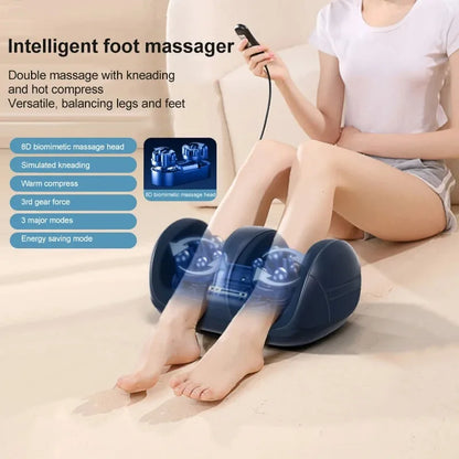 Extra Big Electric Foot Massager with Heat Therapy - Smarsty