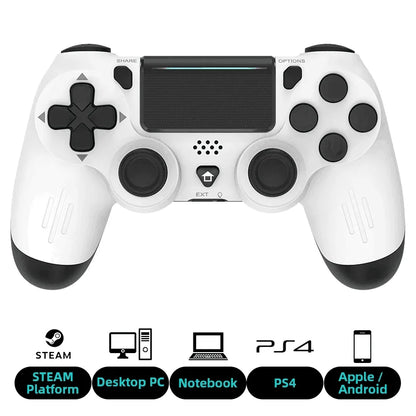 Wireless Bluetooth Game Controller for PS4 with Dual Vibration - Smarsty