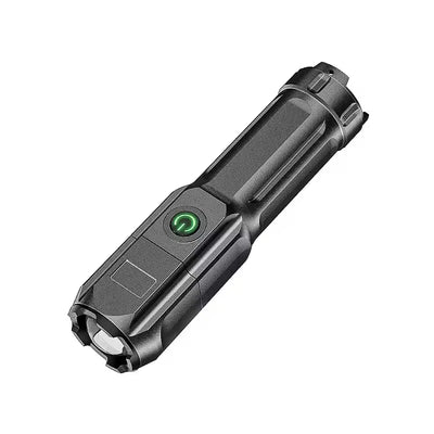 LED Camping Torch Flashlight High Power Rechargeable USB Spotlight Zoom Lantern Built-in Battery For Fishing Outdoor Waterproof - Smarsty