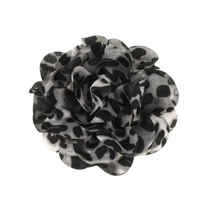 Leopard Print Hair Claw For Women Secure Vintage Hold - Smarsty