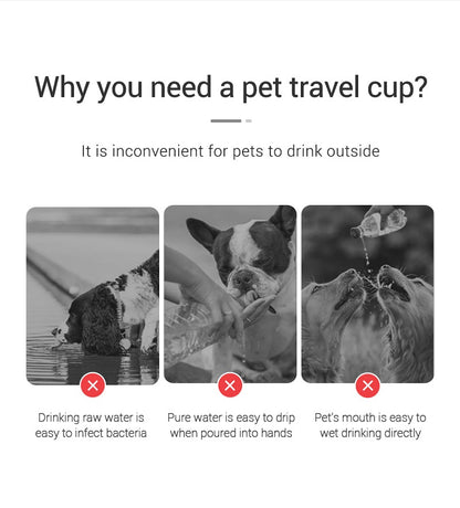 Portable Dog Water Bottle Leakproof for Outdoor Use - Smarsty
