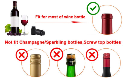 Reusable Vacuum Wine Bottle Stopper for Freshness - Smarsty