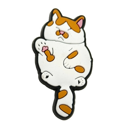 1pc Cute Cartoon Cats PVC Shoe Charms for Clogs Accessories Shoe Decorations Sandals Pins DIY Kids Women Beach Bags Accessories