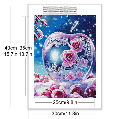 Momoart DIY Diamond Painting Rose Flower Wall Art - Smarsty