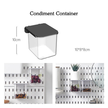 DIY Pegboard Accessories Kitchen Organization No Drill Hanging Shelf Storage Hooks Wall Organizer Crafts For Garage Room