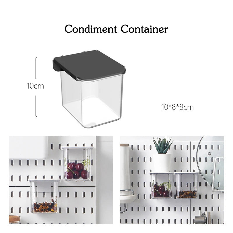 DIY Pegboard Accessories Kitchen Organization No Drill Hanging Shelf Storage Hooks Wall Organizer Crafts For Garage Room