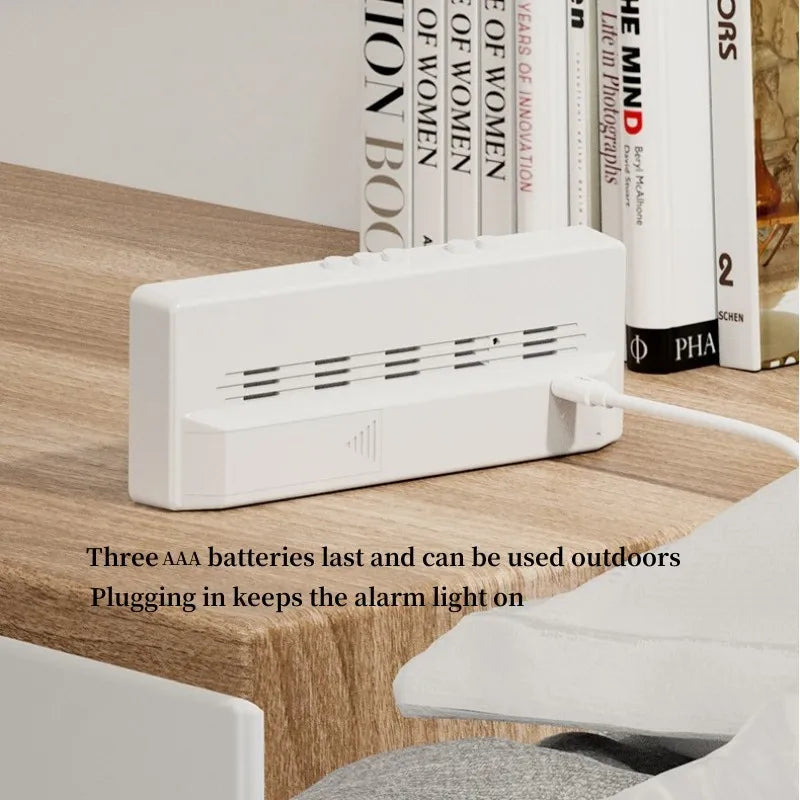 LED Digital Alarm Clock with Voice Control and Dual Snooze - Smarsty