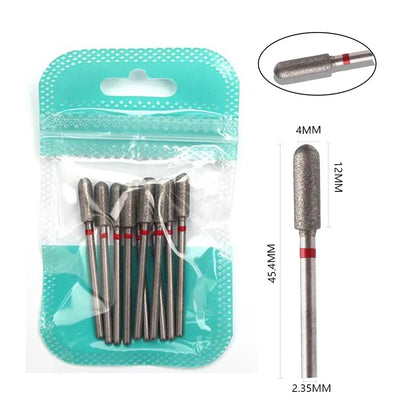 10 Piece Diamond Nail Drill Bit Set for Perfect Manicures - Smarsty