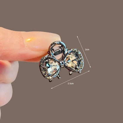 Korean Alloy Rhinestone Hair Claw For Women Elegant - Smarsty