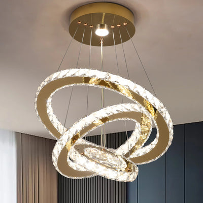 French luxury crystal chandeliers Hall living room Led ceiling lamp pendant ceiling light Room Kitchen Dining table decoration ﻿ - Smarsty