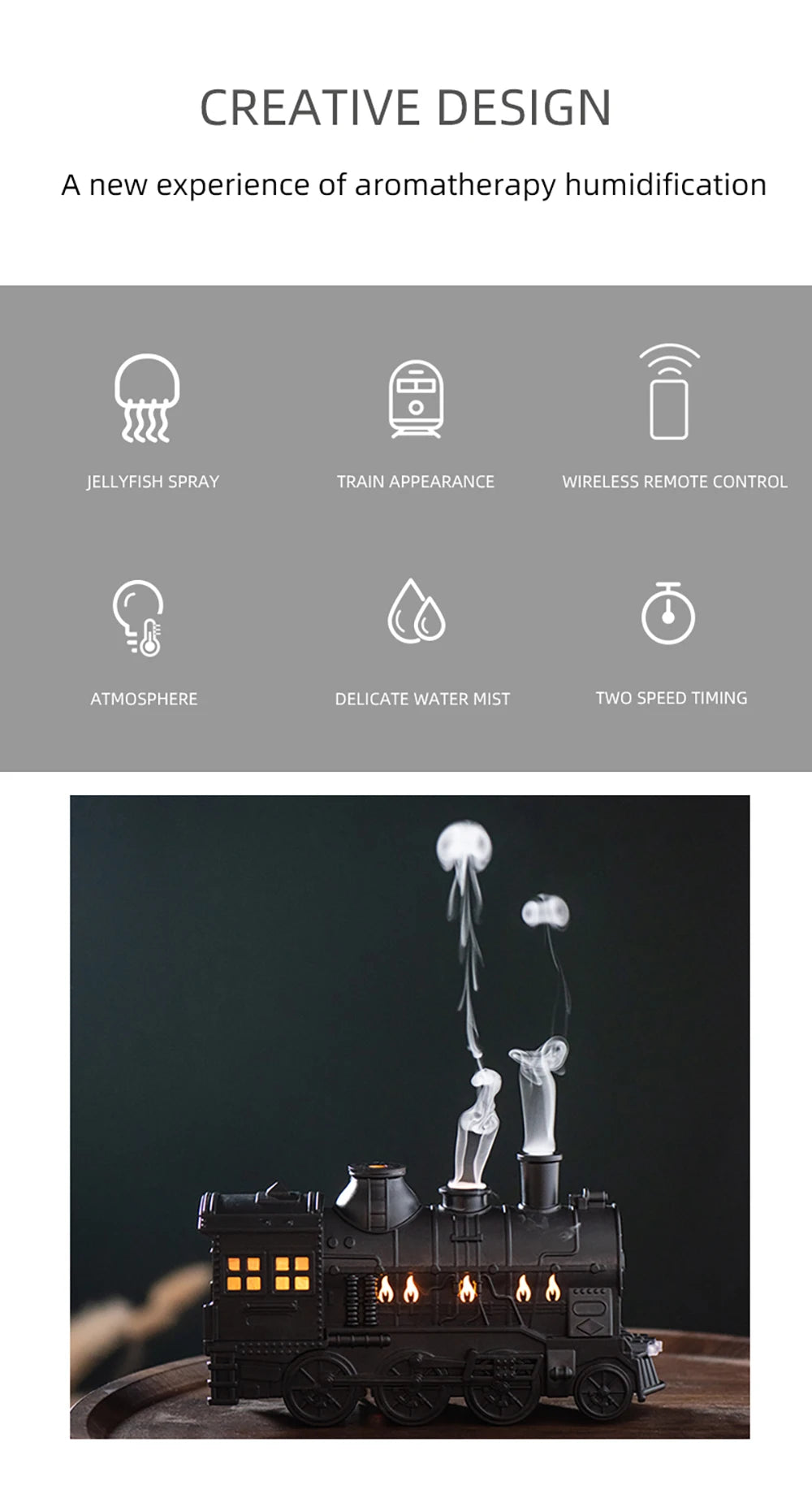 Aierwill Ultrasonic Humidifier With Aromatherapy Benefits - Smarsty