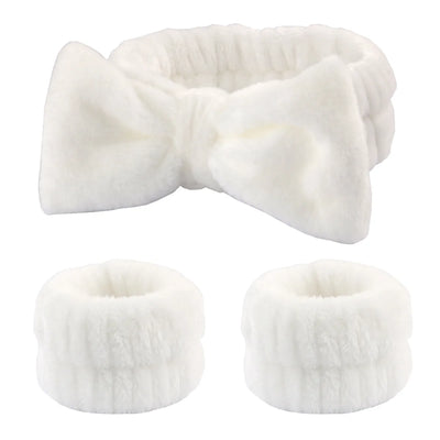 Coral Fleece Wash Face Headband Absorbent Waterproof - Smarsty