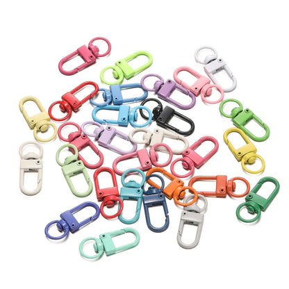 Colorful Alloy Snap Lobster Clasp Keychain Hooks Set - Smarsty