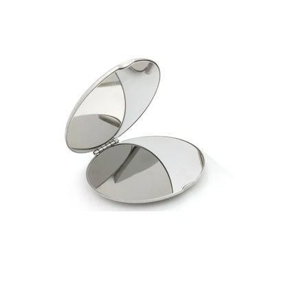Portable Stainless Steel Makeup Mirror with Foldable Design - Smarsty