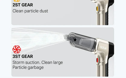 Cordless Car Vacuum Cleaner With Strong Suction Portable - Smarsty