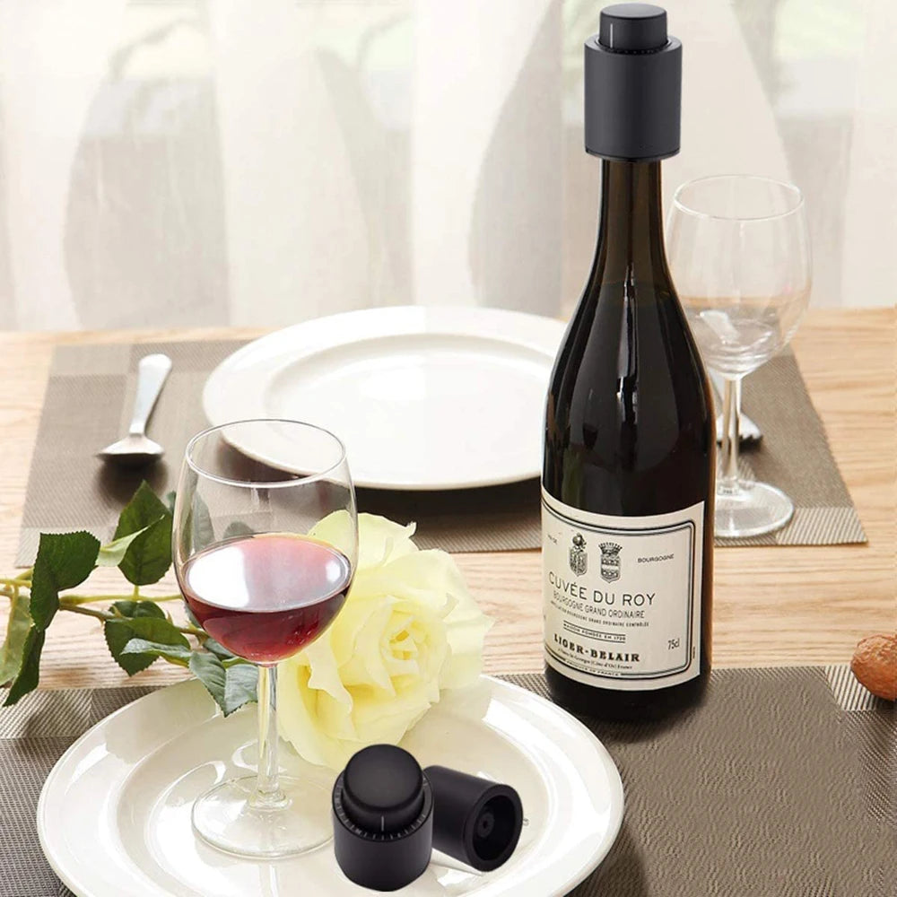 Reusable Vacuum Wine Bottle Stopper for Freshness - Smarsty