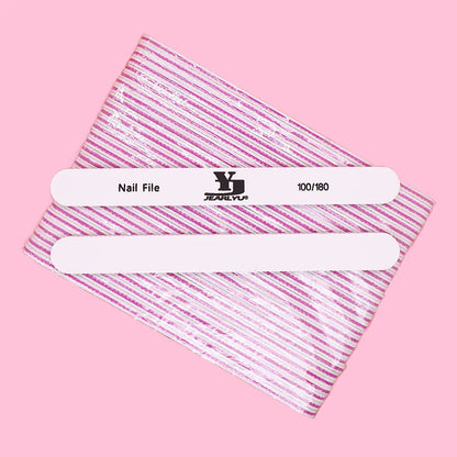 Professional Nail File Set with 5 Colors and Multiple Grits - Smarsty
