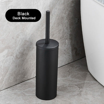 Stainless Steel Wall Mounted Toilet Brush Holder Accessory - Smarsty