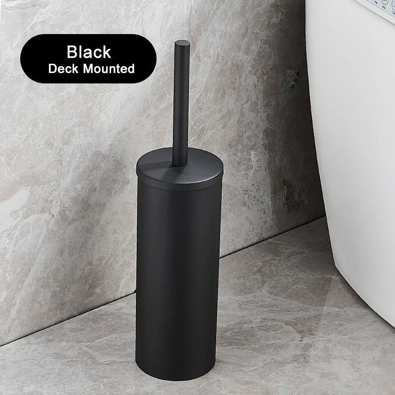 Stainless Steel Wall Mounted Toilet Brush Holder Accessory - Smarsty