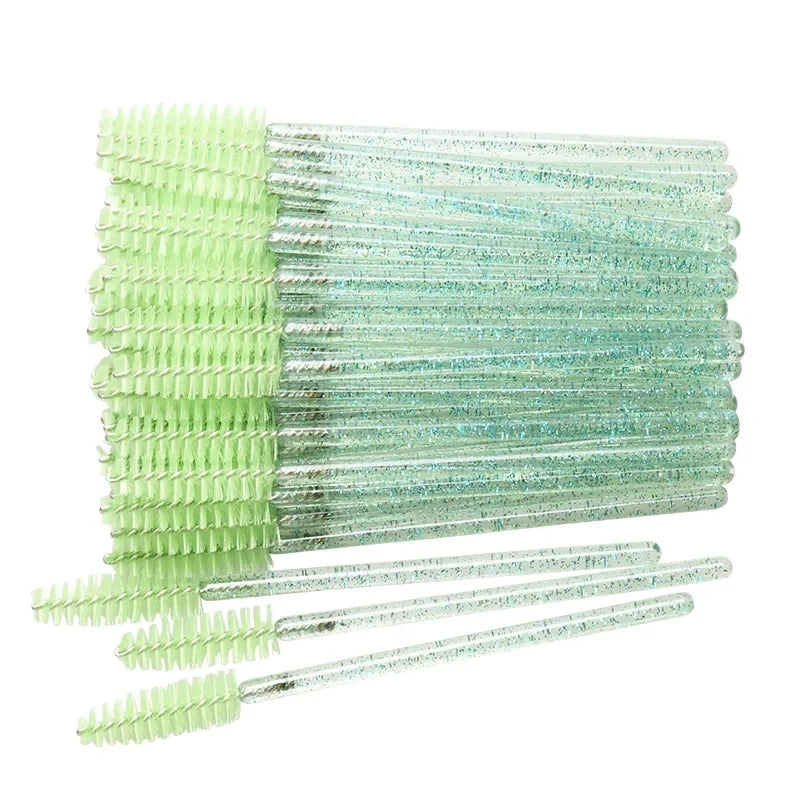 50 Pcs Disposable Eyelash Brushes for Perfect Makeup - Smarsty
