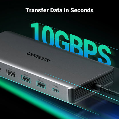 USB C Hub PowerDelivery Docking Station 4K Dual HDMI