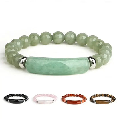 Handmade Turquoise Malachite Healing Stone Bracelet - Smarsty