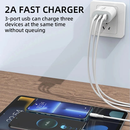 40W  USB C Charger Quick Charge EU US Plug PD USB-C Type C Fast USB QC 3.0 Charger for iPhone 14 Xiaomi Samsung Macbook - Smarsty
