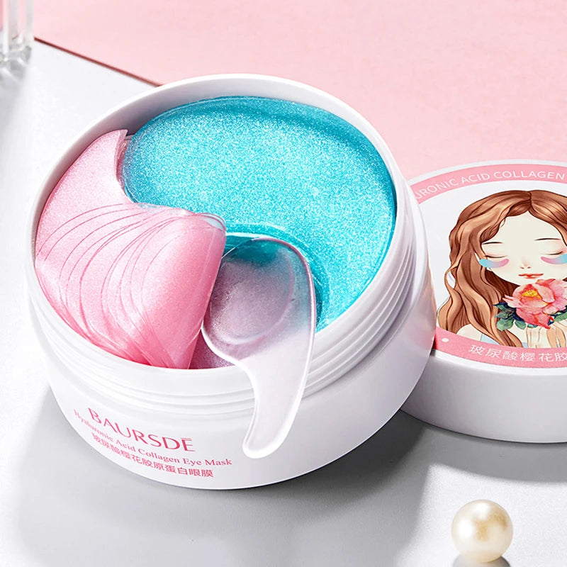 Gold Crystal Collagen Eye Masks for Dark Circles Relief - Smarsty